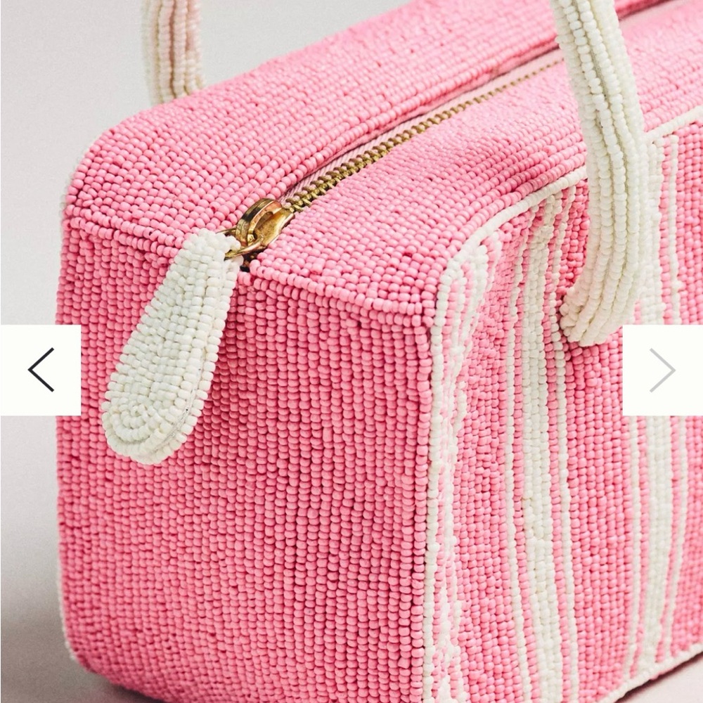 NWT - Anthropologie Beaded Box-Shaped Bag - Picture 3 of 7